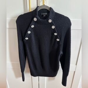 Ann Taylor Jewel Button Detail Sweater